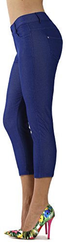 Image of Prolific Health Women's Jean Look Jeggings Tights Slimming Many Colors Spandex Leggings Pants Capri S-XXXL