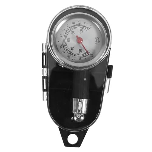 MAGICLULU - MAGICLULU Manomètre de Pression de Pneus Voiture Camion Cadran Haute Précision, Étui Plastique Portable, Outil Test Pression Pneumatique Auto, Sécurité Conduite Polyvalente