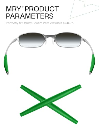 Image of Mryok Replacement Earsocks for Oakley Square Wire 2 (2014) Sunglasses - Options