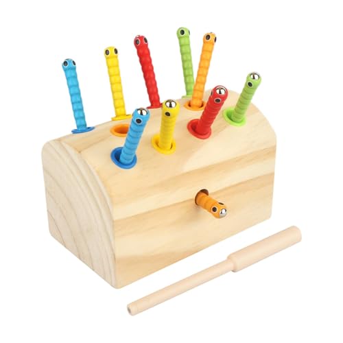 Jeu de ver magnétique : le jouet en bois parfait pour un cadeau de Pâques original