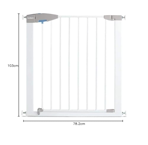 Lindam by Munchkin Sure Shut Porte Pressure Fit Safety Gate, White, 76-82 cm