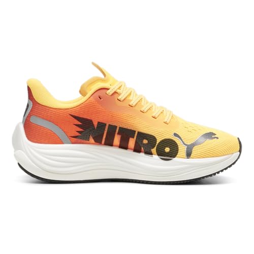 PUMA Womens Velocity Nitro 3 Fade Running Sneakers Shoes - Orange - Size 9.5 M3