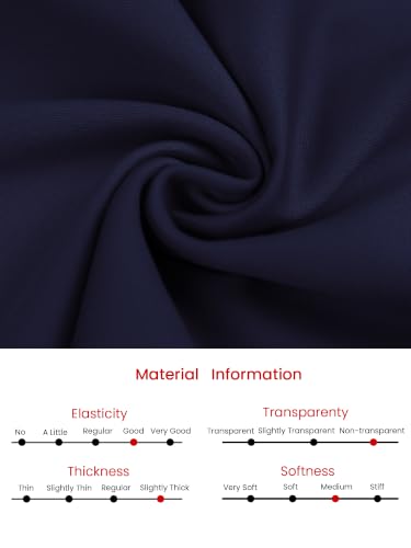 Image of Hobemty Women's 3 /4 Sleeve Pencil Dress Boat Neck Elegant Wear to Work Midi Sheath Dresses
