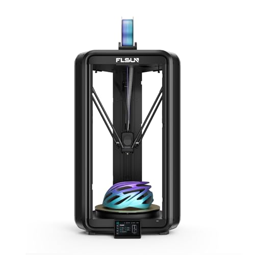 FLSUN T1 Max Delta 3D-Drucker, 1000 mm/s, Hochgeschwindigkeitsdruck, hohe Präzision, ultra-leises, bürofreundliches Design, Stahldüse und automatische Nivellierung, große Druckgröße 30 x 11,8 x 9,8 cm