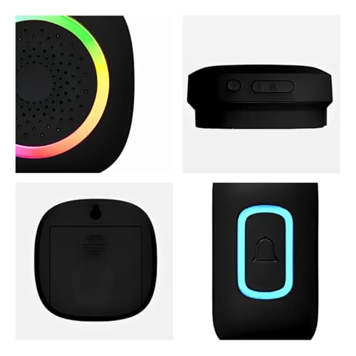 Campainha Residencial Sem Fio Wireless Branca Longo Alcance