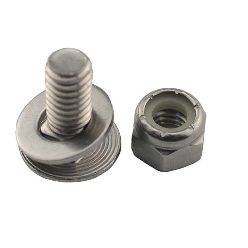 Image of 4 Sets Anti Slip Shoe Bolts 5 /16-18 3 /4 Stainless Steel Round Head Carriage Bolts Snow Blower Skid Shoe Mounting Bolt Kit for Home and Outdoor Use Carriages Door Frames