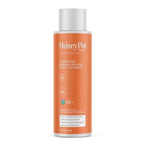 The Honey Pot Company F9974 Body Wash For Women - Grapefruit Ylang Ylang Hydrating Body Cleanser - Moisturize & Cleanse Skin - Free Of Parabens & Sulfates cover