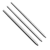 CHUANCI 3PCS 316L Surgical Steel Insertion Pin Taper Threaded Taper Labret Lip Dermal Pull Pin Tools Fashion Body Piercing Jewelry (3PCS 0.9MM Threading)