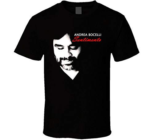 Photo de wowoAOreww Andrea Bocelli Sentimento Mens Black T-Shirt