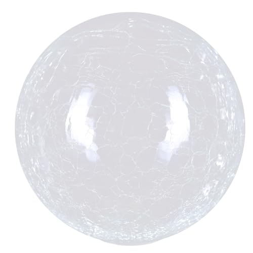 Kugelglas crackle klar Ø 150mm Lampenglas Ersatzglas Leuchtenglas Glas...