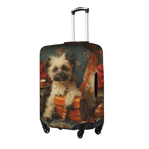 Bouvier des Flandres dog Elastic Travel Luggage Cover Travel Suitcase Protective Cover2