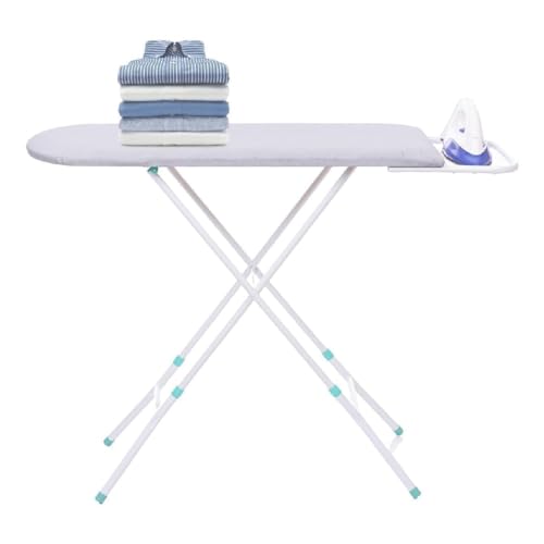 Tabua de Passar Roupa Com Suporte para Ferro Tecido Termico Mesa Passadeira
