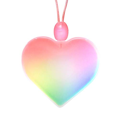 Light Up Necklace Shining Heart with Rainbow Lights (Set of 25)4