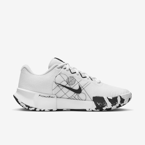Nike Zoom Challenge Women's Pickleball Shoes (FQ4155-100, White/White-Black) Size 7.53