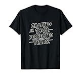 Photo Gallery 1943 birthday crafted in 1943, perfected over years tee maglietta Photo Gallery 1943 birthday crafted in 1943, perfected over years tee maglietta