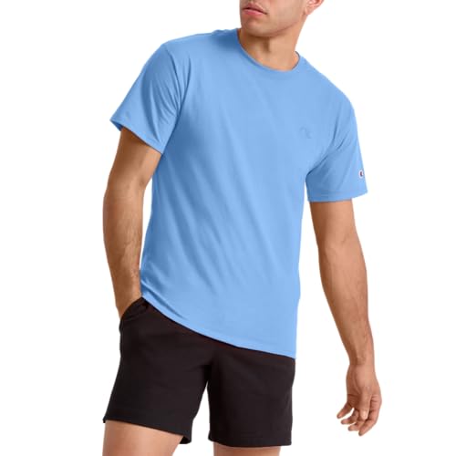 Champion Herren Klassisches Jersey T-Shirt Hemd, Swiss Blue, XL – Ansicht 5