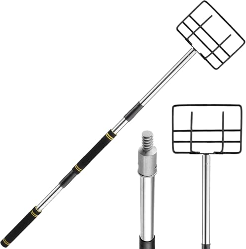 Gzlozak Edge Protector Extension Handle 4.2-10.5ft Extension Handle for Board Corner Protector V Shaped Edge Guards Adjustable for Flatbed Cargo Trucks Compatible with Various Edge Protector Flatbed