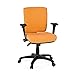 Produktbild hjh OFFICE 702230 Bürostuhl Zenit Base Stoff Orange Drehstuhl ergonomisch, niedrige Rückenlehne & Armlehne verstellbar