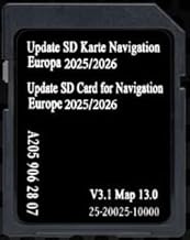 SD Card GPS Navigation Europe 2024 2025 v12 - A2059062707 Compatible with Mercedes Garmin Map Pilot NTG5.5