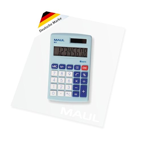 Maul Taschenrechner M8 Rechner mit großem 8-stelligem Display...