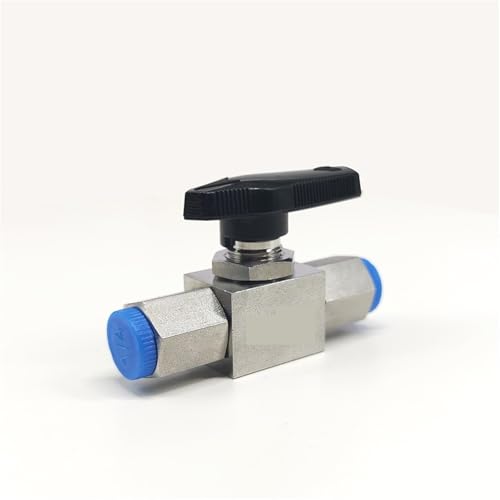 Válvula de bola acero inoxidable 316 hembra para tuberías de gas comprimido 3