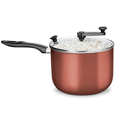 Pipoqueira Mta Tampa De Vidro 4,8 Litros Chocolate, MTA