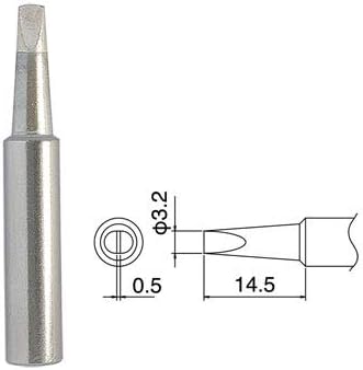 T18 Soldering Iron Tips 6pcs Combo Replacement for Hakko FX-888D FX-888 FX8801 FX-600 T18