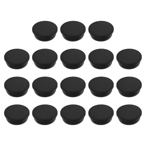 Image of MECCANIXITY 18pcs T-Shaped Silicone Plugs 43.5mm 1-23 /32 Inch Dia, Black | Snap in Plug Hole Seal Cover Round Rubber Stopper for 42.5-43.5mm Holes Kitchen Rubber Bulkheads Waterproof Sealing