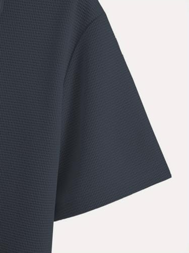 Image of TAGDO Men's Premium Waffle Knit Regular fit T-Shirt || Mens Tshirt (2018)