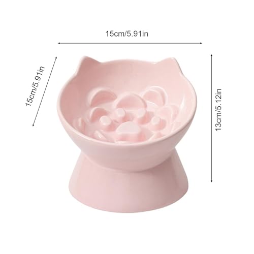 Bol en céramique pour chat haut de gamme : l'accessoire raffiné pour votre appartement - 6