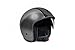 MOMODESIGN Casque Jet Momo Design Blade, Gris Métal Anthracite Logo Noir, Taille M