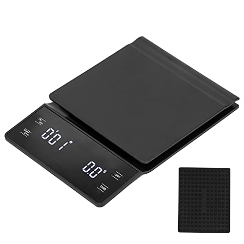 Timing Electronic Scales, 3000g Load Digital Weighing Scale Lightweight Easy Cleaning Portable Measuring Tool for Dessert Shop for Home Kitchen