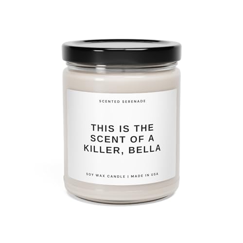 Scent of A Killer Bella Candle, Edward Cullen Candle, Bella Swan, Vampires, Celebrity Candle, Robert Pattinson Gift, Soy Wax Candle - 9oz