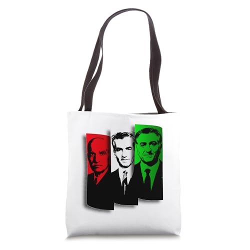 Shahs of Iran Pahlavi Monarchy Persian leaders Tote Bag