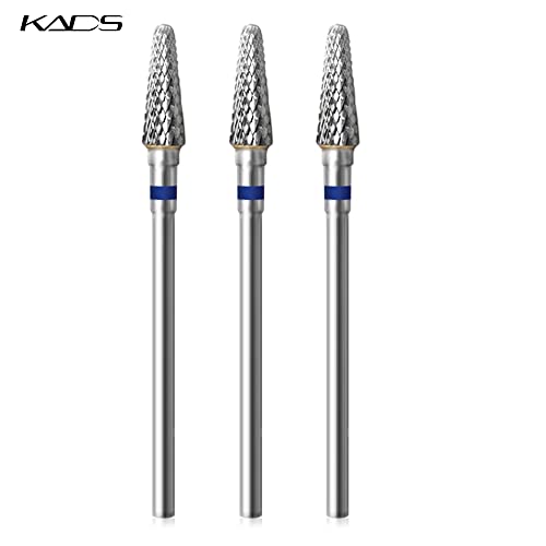 Kads 1Pc Nail Drill Bits 3/32'' Carbide Multi-Function Mixed Sizes Edition Suitable For Manicure Pedicure Cuticle Gel Polishing #TOP3