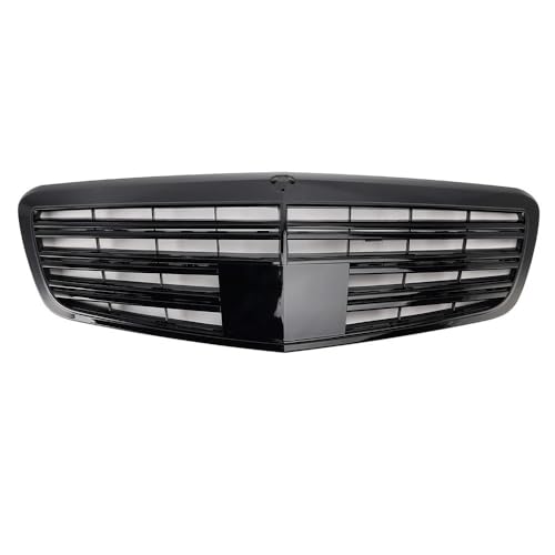 Grille de pare-chocs Classe S W221 2010-2013 noire et argentée pour S400 S550 S600