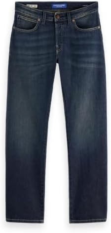 Scotch & Soda Herren The Zee Straight Leg Jeans Freizeithose, Paint it Blauw, 28-32