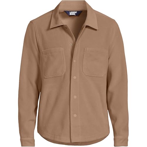 Lands' End Men's Anyweather Fleece Shirt Jacket3