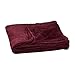 Produktbild Relaxdays kuschelfleecedecke extragroß aus Polyester, Fleece, bei 30°C waschbar, HBT: 1 x 200 x 220 cm, bordeaux