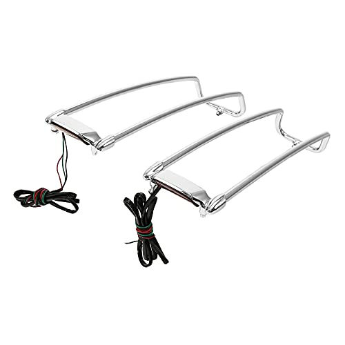 Tapa superior con rieles y luces LED para alforjas duras TCMT, compatible con motocicletas Harley Davidson Touring (1994-2013) miniatura 5