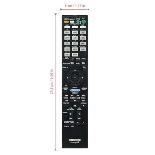Télécommande RM-AAP025 Sony STR-DA2400ES home cinéma AV - 4