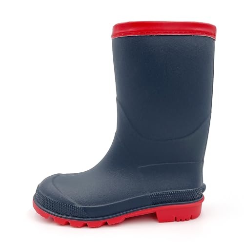 Amoji Kids Rain shoes Easy On Rubber Rain Boots (Little Kid/Big Kid)2