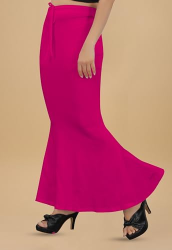 Image of Lycra Spandex Saree Shapewear Petticoat for Women, Stretchable Saree Shaper Petticoat Inskirt, Shape wear Dress for Saree, Skirts