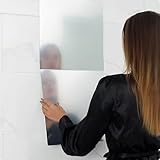 happygo Wall Mirror Self Adhesive Mirrors High Clear Mirrors Anti shatter wall mounted mirror sticker Self Adhesive Mirror Tiles (30 x 30cm),Non Glass High Definition Flexible Frameless,Removable - Image 6