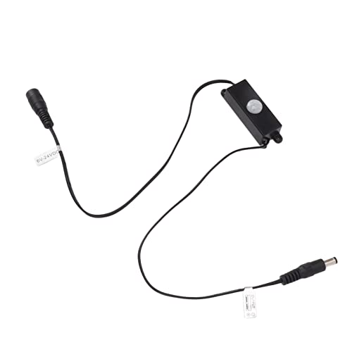 Haofy Interruptor de Sensor de Movimiento PIR Ángulo de Detección de 120° Rango de Detección de 5-8 M con Retardo de 15 S Tamaño Mini para Iluminación LED, de Seguridad, Vida útil de Vehículos