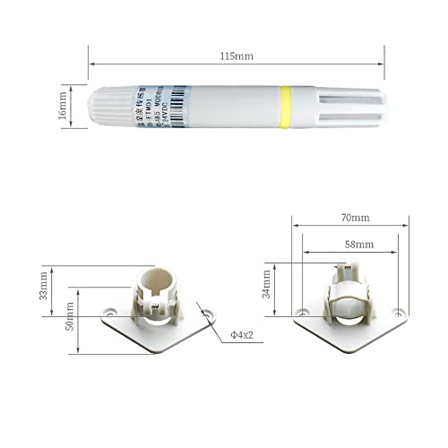 Jieotwice 9-30V DC Temperature and Humidity Sensor Module High Precision Transmitter RS485 Voltage 0-5V 0-10V with DIP Switch (RS485)