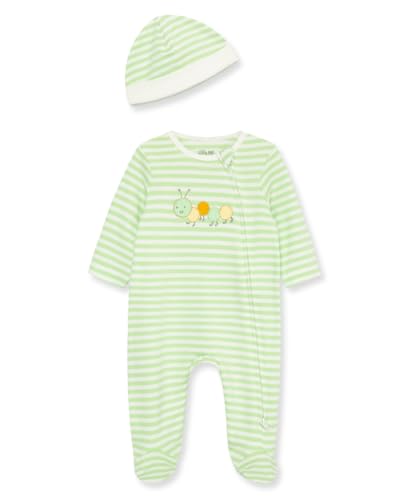 Image of Little Me Footie Pajamas Cotton Baby Sleepwear Boys and Girls Footed Sleeper