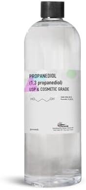 Propanediol PDO Liquid 1,3 (500 mL / 16.9 Ounce) Propanediol 1,3 Cosmetic and USP Grade