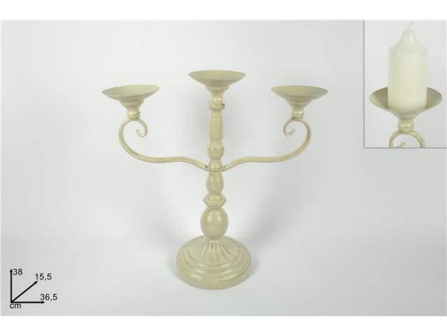 DUE ESSE CHRISTMAS SRL 3 x Antique Iron Candle Light Bulbs 38cm As Photo One Size Fits All