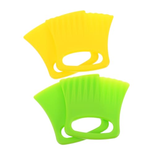FUNOMOCYA 4 Piezas Cortador Patatas Multifuncional con Cuchillas Rectas y Onduladas Cortador Vegetales y Frutas de Plástico Seguro para Cocina Mango Antideslizante Ergonómico Fácil Limpieza